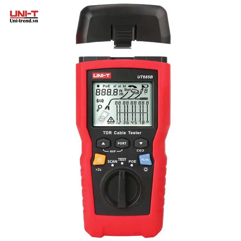 Bộ test cáp UNI-T UT685B KIT (500m, UTP, FTP, SSTP, POE, Port)